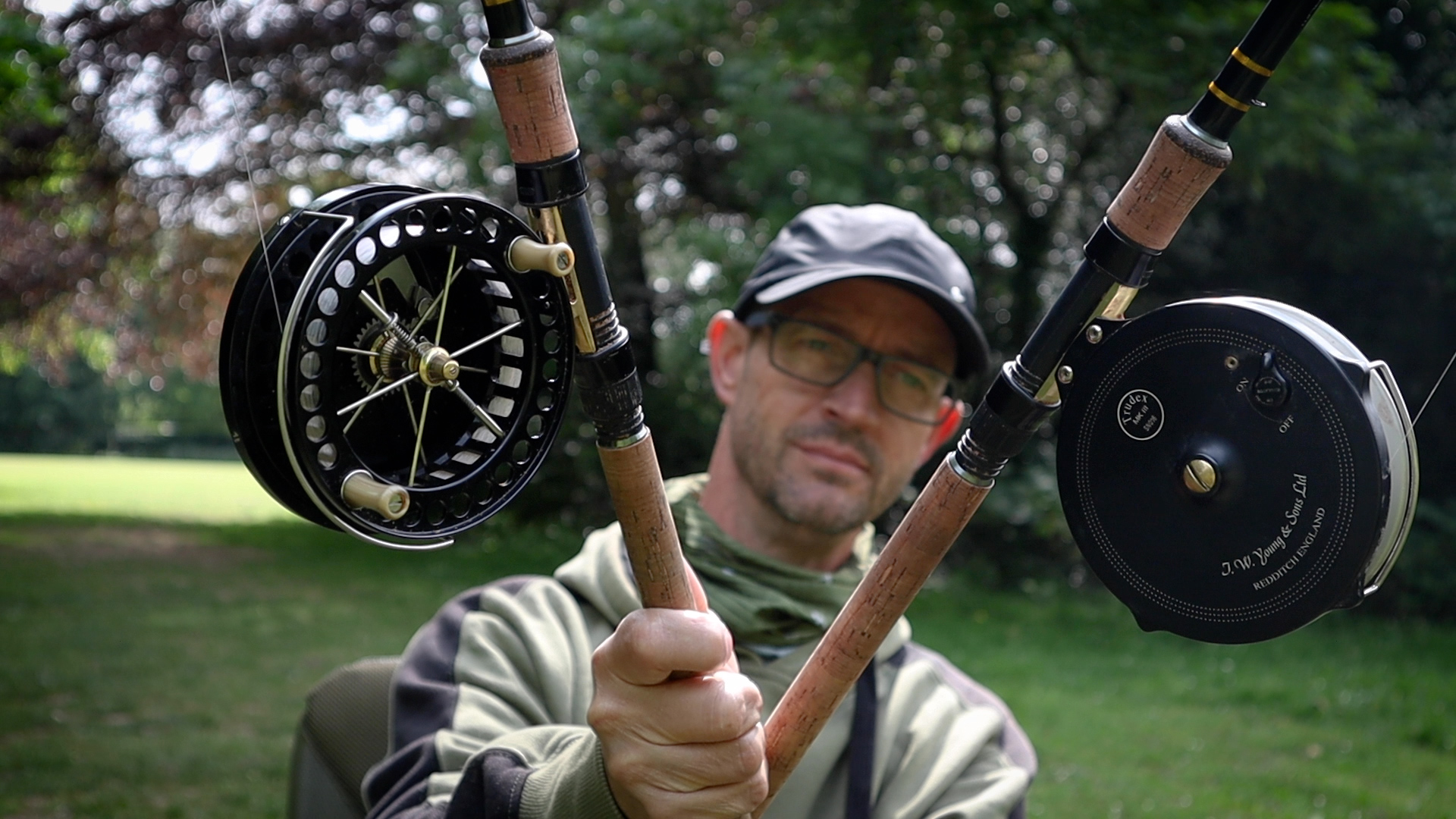 JW Young and Sons Centrepin Reels - Life on the bank